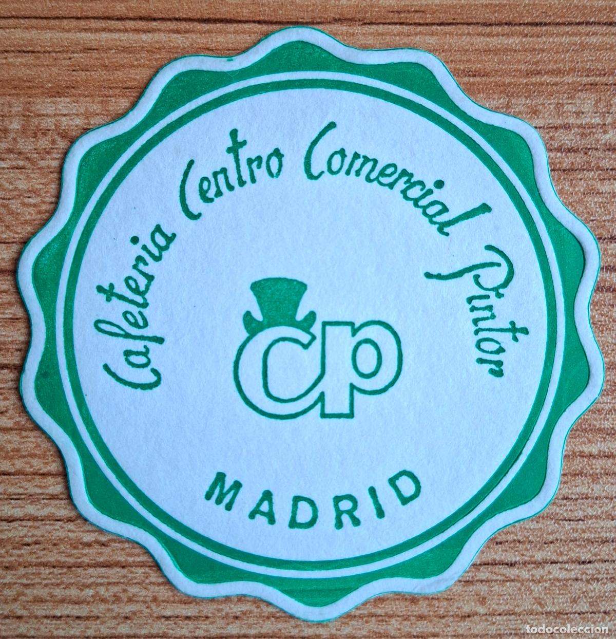 Otros art&iacute;culos de coleccionismo en papel: Posavasos Cafeter&iacute;a Centro Comercial Pintor - Madrid