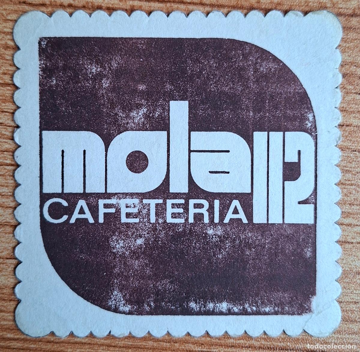 Otros art&iacute;culos de coleccionismo en papel: Posavasos Cafeter&iacute;a Mola 112 - grande - Madrid