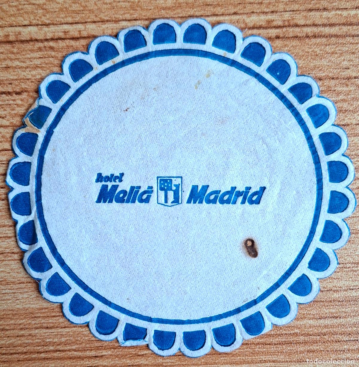 Otros art&iacute;culos de coleccionismo en papel: Posavasos Hotel Meli&aacute; Madrid - Madrid