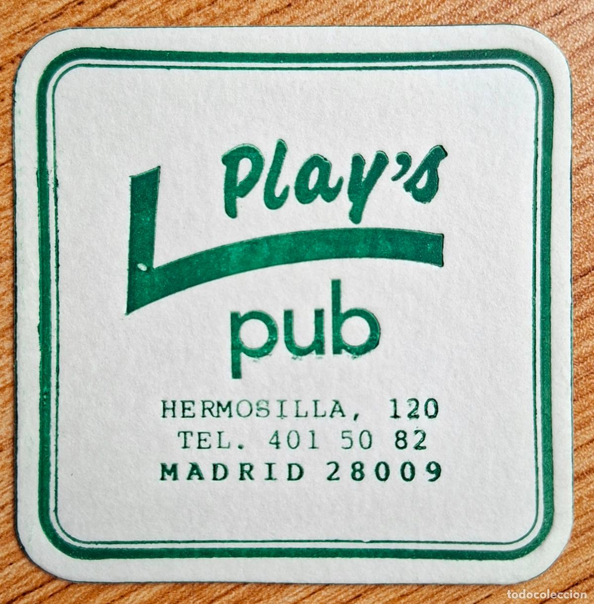 Altri oggetti di carta: Posavasos Play's Pub - cuadrado verde - Madrid