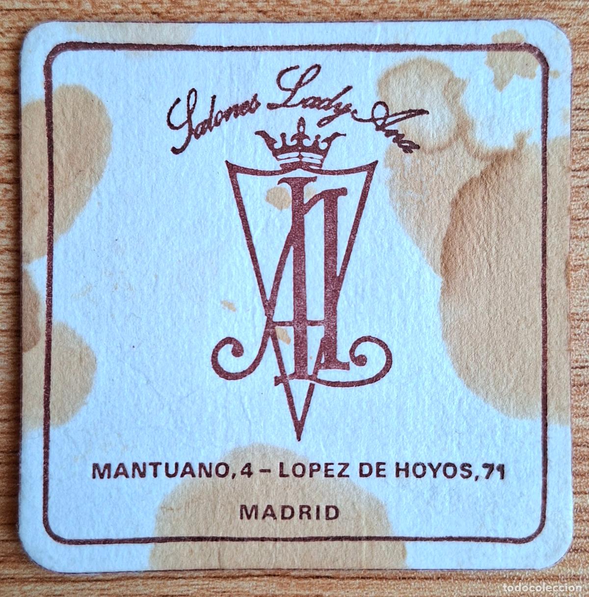 Altri oggetti di carta: Posavasos Salones Lady Ana - Madrid