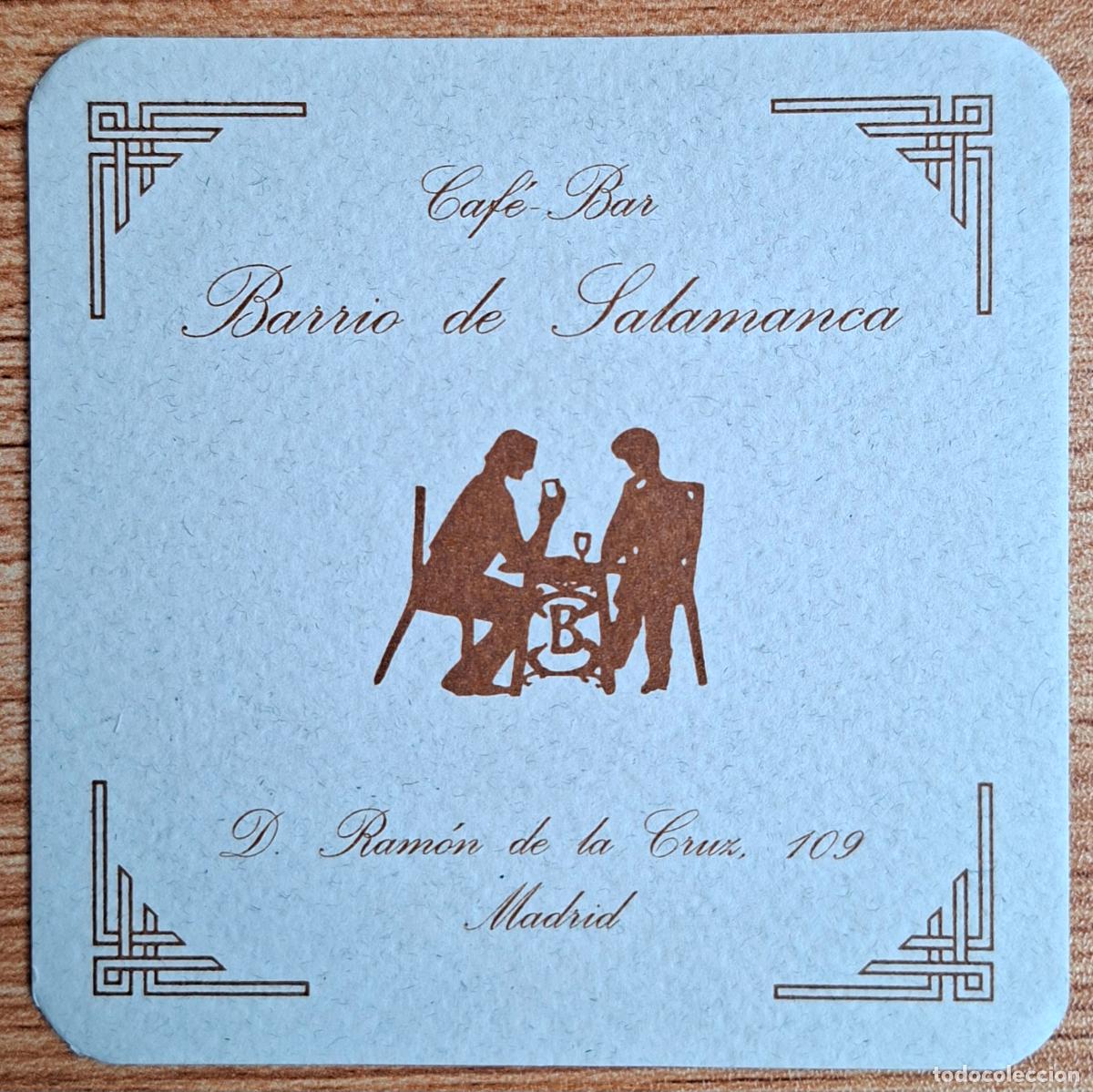 Altri oggetti di carta: Posavasos Caf&eacute; bar Barrio de Salamanca - cuadrado - Madrid