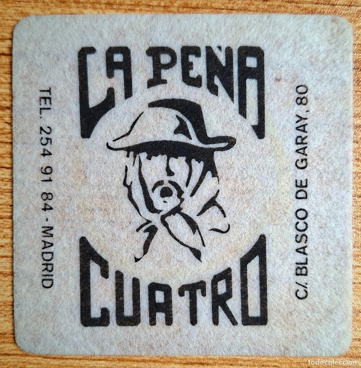 Sammelleidenschaft Andere Papierartikel: Posavasos La Pe&ntilde;a Cuatro - Madrid