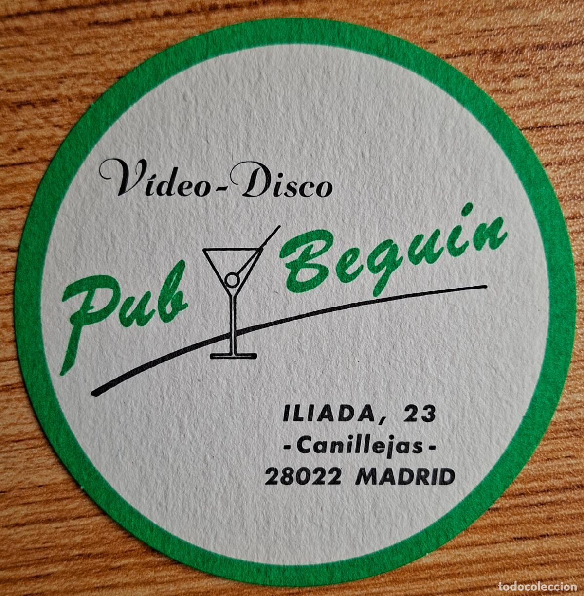 Sammelleidenschaft Andere Papierartikel: Posavasos Video Disco Pub Beguin - Canillejas (Madrid)
