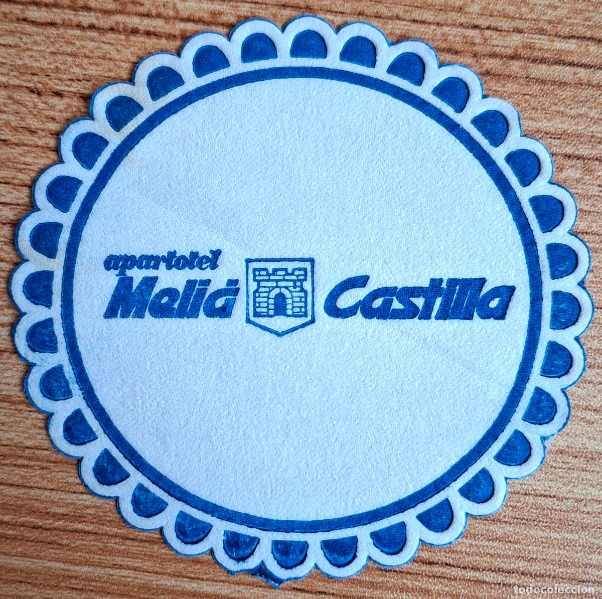 Otros art&iacute;culos de coleccionismo en papel: Posavasos Apartahotel Meli&aacute; Castilla - telilla - Madrid