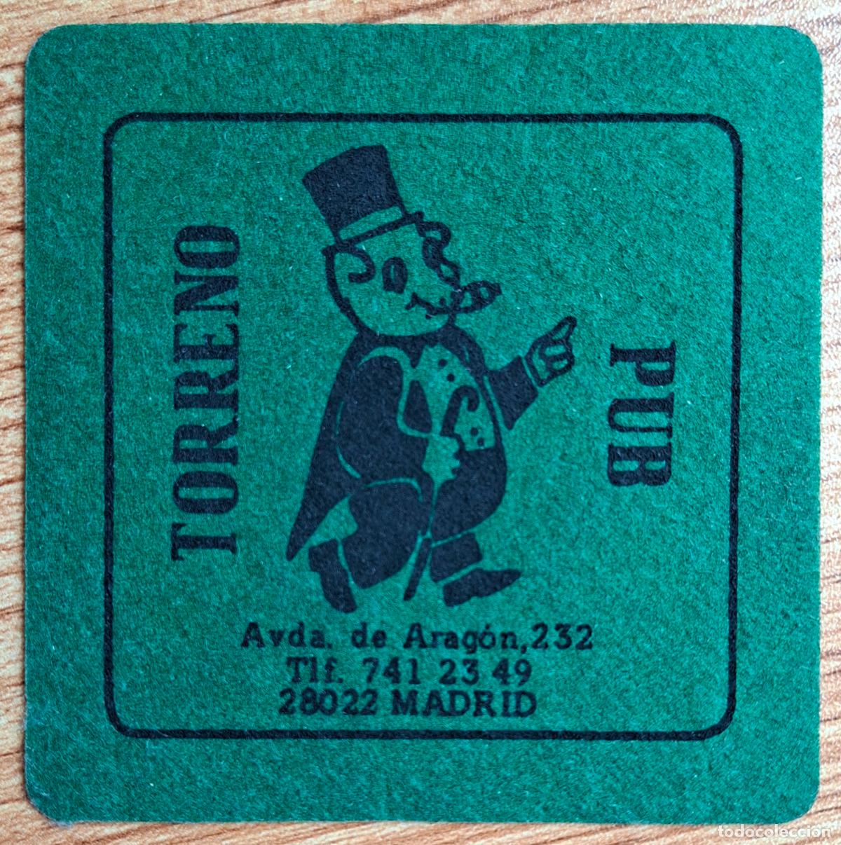 Otros art&iacute;culos de coleccionismo en papel: Posavasos Pub Torreno - Madrid