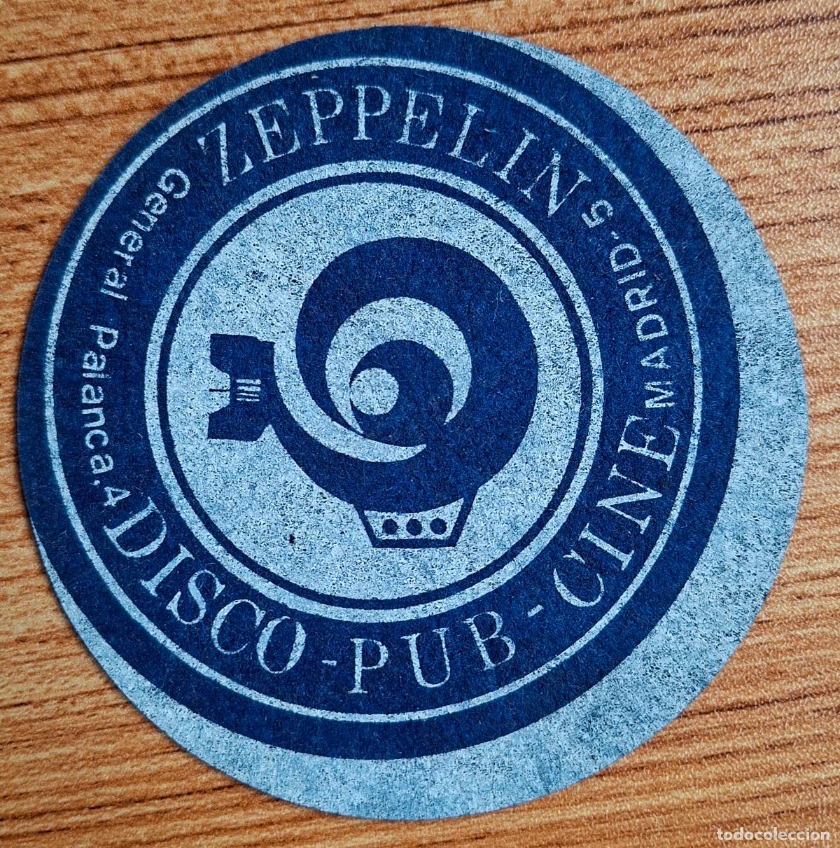Otros art&iacute;culos de coleccionismo en papel: Posavasos Disco Pub Cine Zeppelin - Madrid