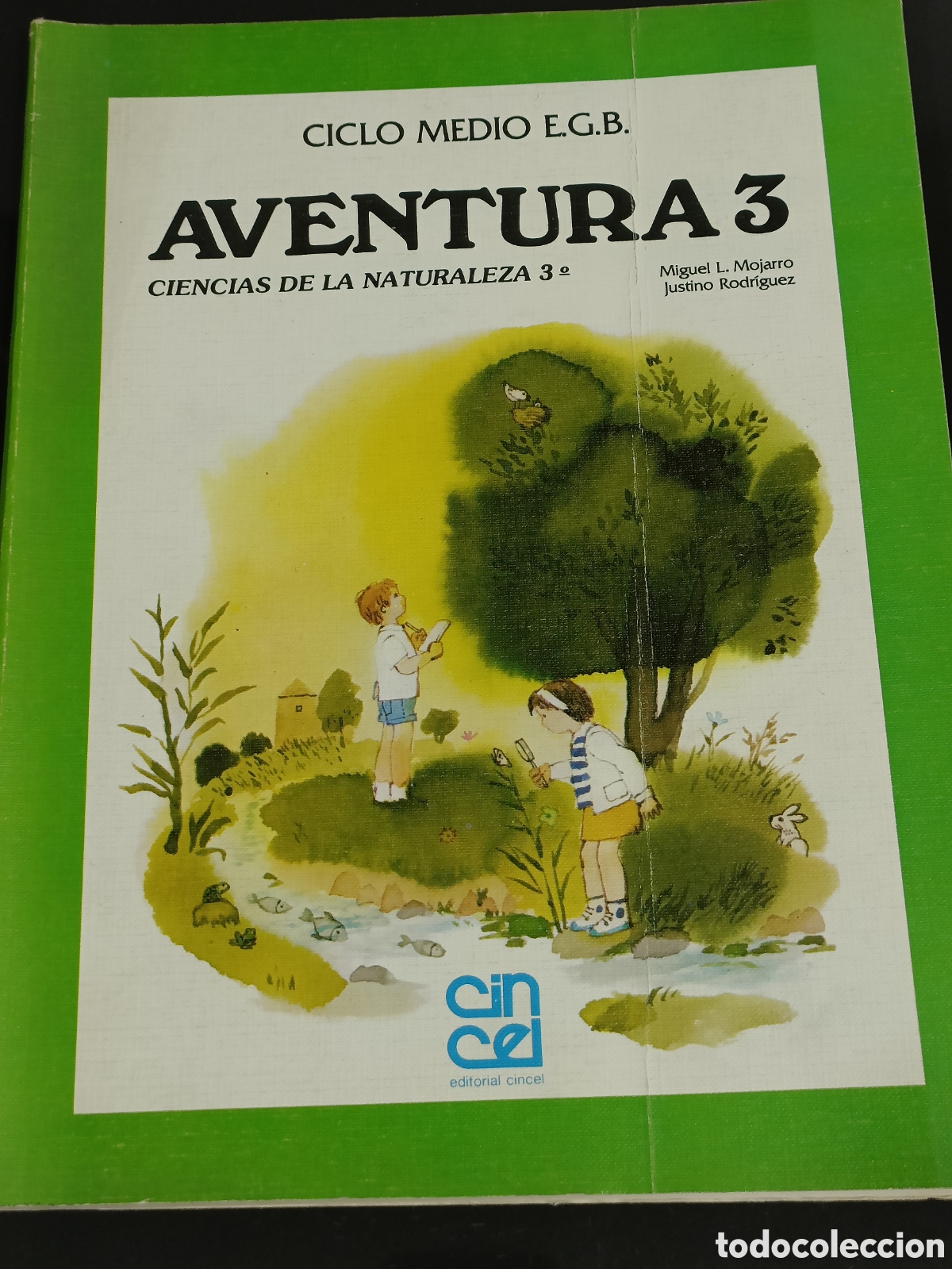 Otros art&iacute;culos de coleccionismo en papel: 1983 Libro texto Aventura 3 Cincel Naturaleza