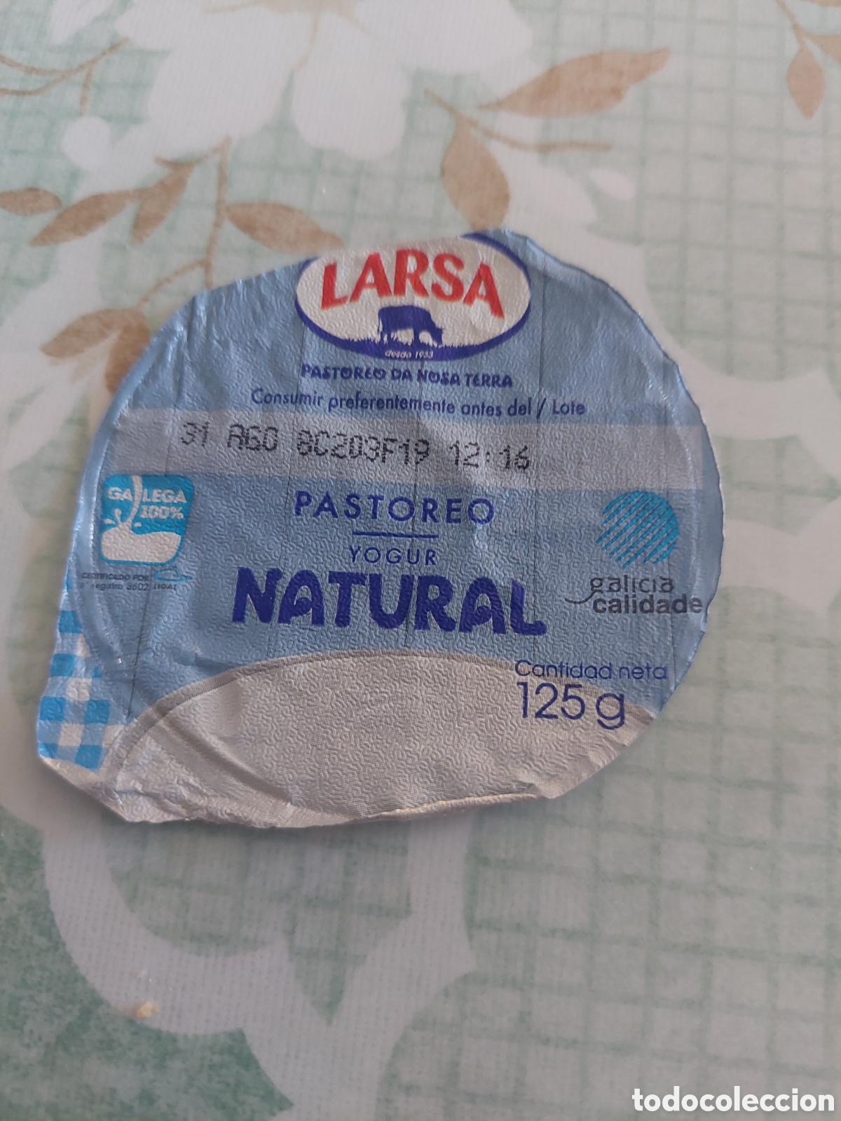 Otros art&iacute;culos de coleccionismo en papel: TAPA DE YOGUR KARSA PASTOREO GALICIA NATURAL 2026