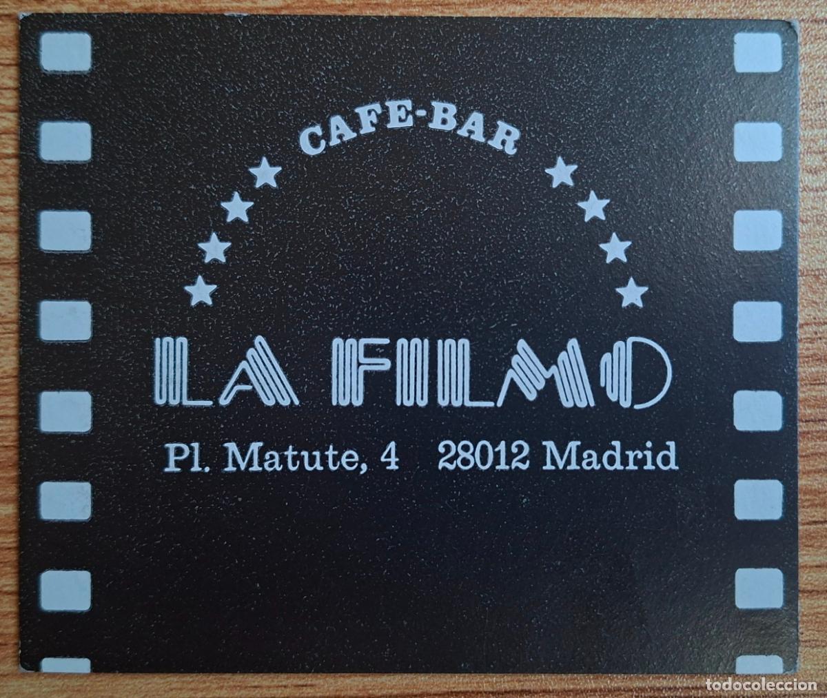 Otros art&iacute;culos de coleccionismo en papel: Posavasos Caf&eacute; Bar La Filmo - Madrid