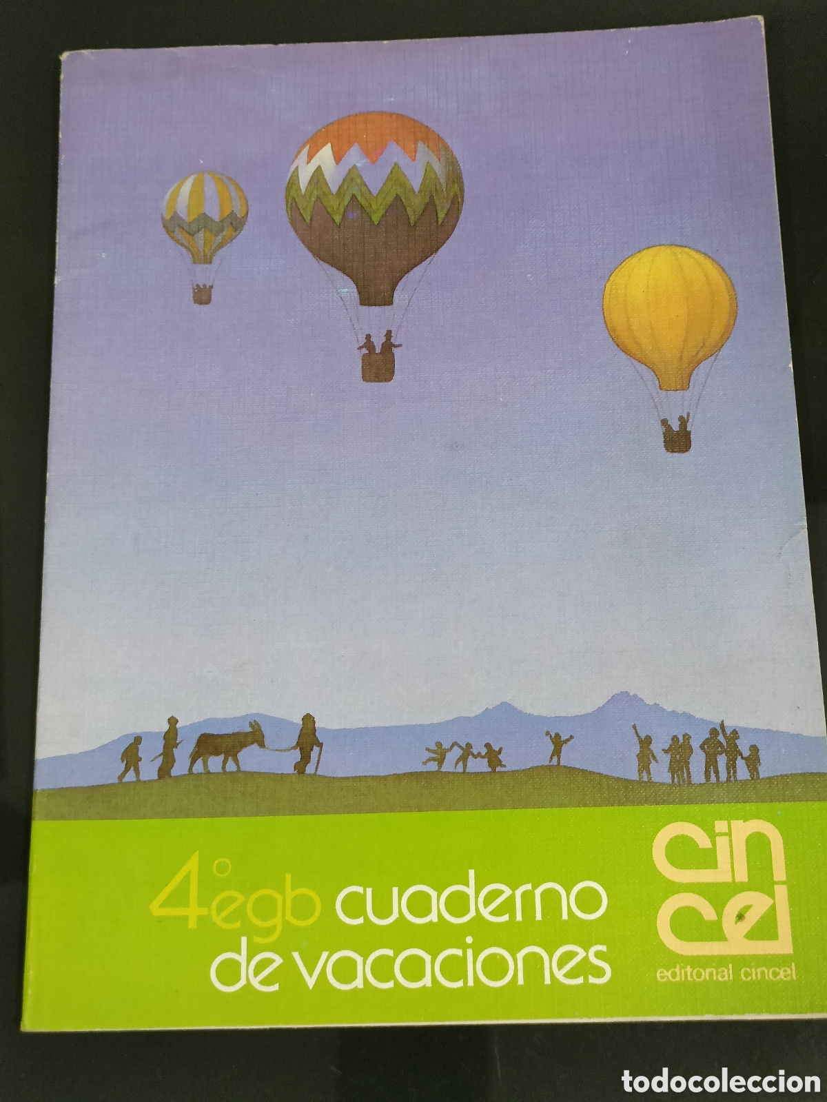 Otros art&iacute;culos de coleccionismo en papel: 1985 libro texto cuaderno vacaciones 4 EGB