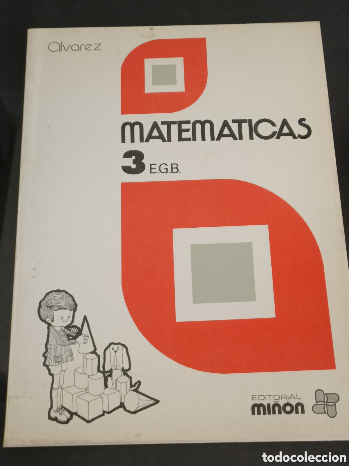Otros art&iacute;culos de coleccionismo en papel: Libro texto Matem&aacute;ticas 3 EGB ediciones Mi&ntilde;on &Aacute;lvarez