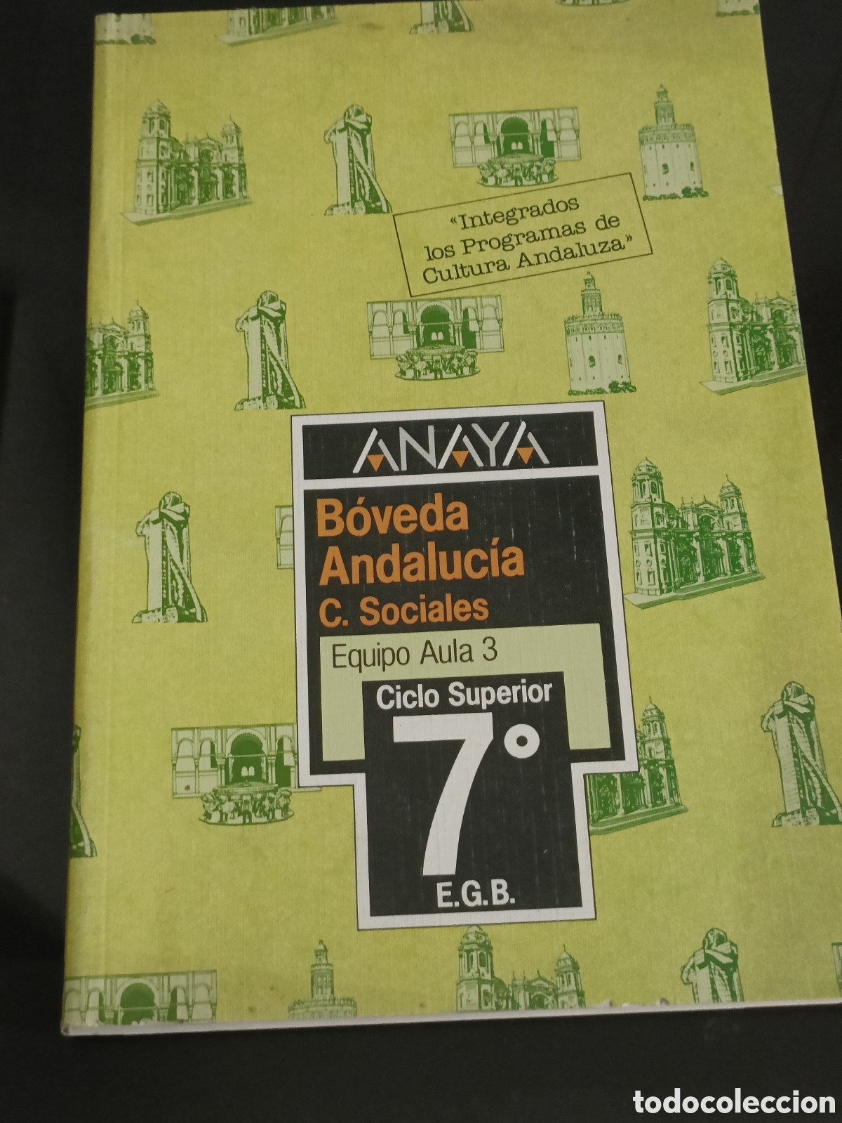 Otros art&iacute;culos de coleccionismo en papel: 1990 Libro texto Ciencias Sociales de 7&ordm; de EGB