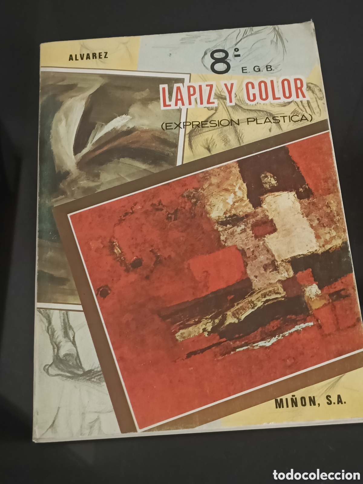 Otros art&iacute;culos de coleccionismo en papel: libro de texto &rdquo;L&aacute;piz y Color (Expresi&oacute;n Pl&aacute;stica)&rdquo; de 8&ordm; de E.G.B