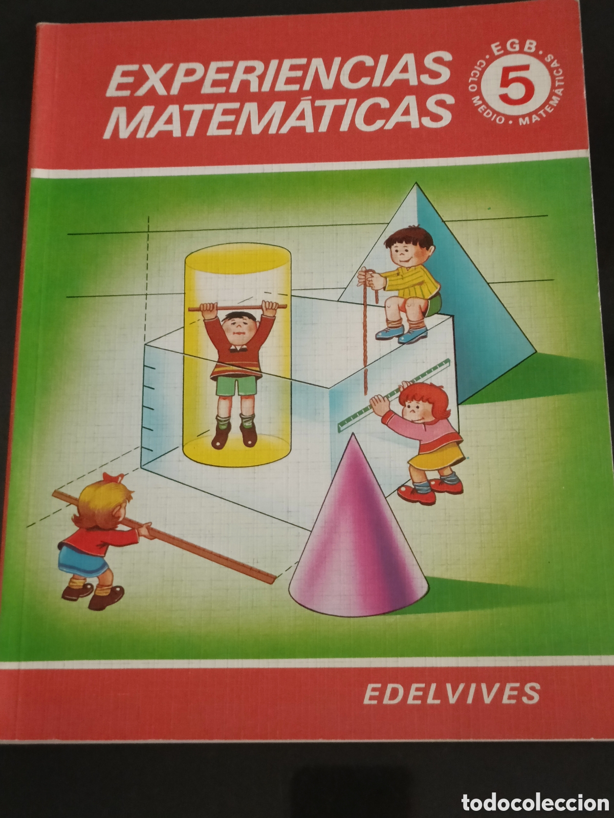Otros art&iacute;culos de coleccionismo en papel: 1982 libro &rdquo;Experiencias Matem&aacute;ticas 5&rdquo; de la editorial Edelvives,