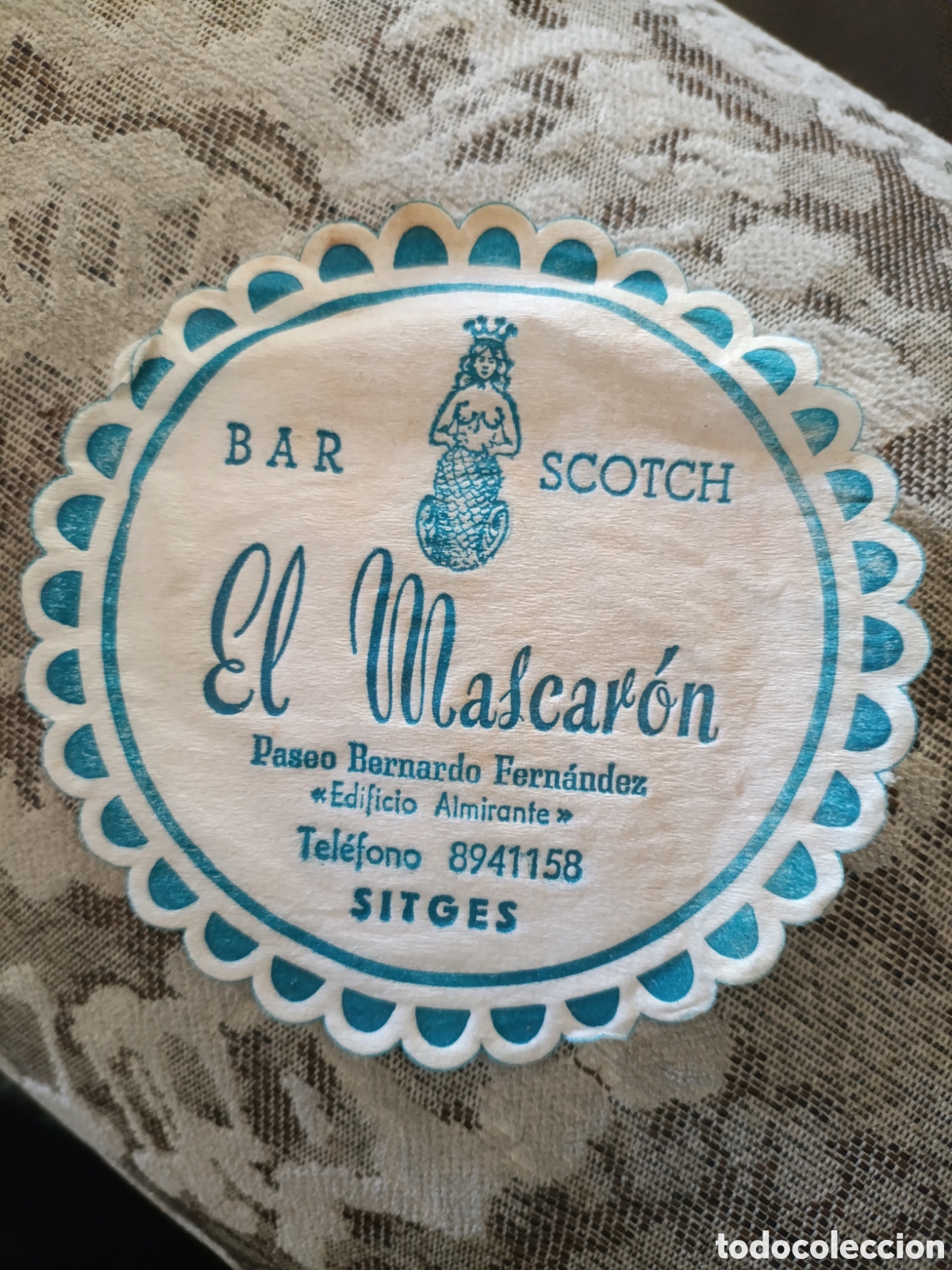 Otros art&iacute;culos de coleccionismo en papel: EL MASCAR&Oacute;N BAR SCOTCH [ POSAVASOS A&Ntilde;OS 50-60 ]