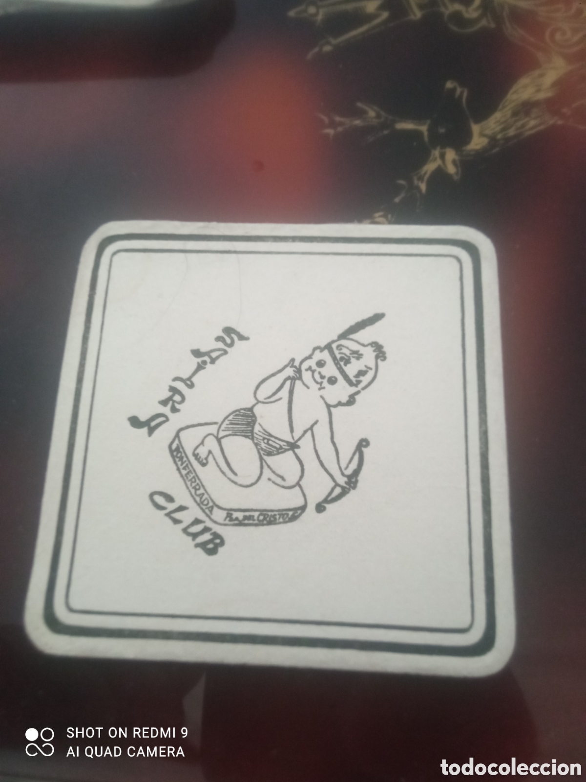 Otros art&iacute;culos de coleccionismo en papel: Saira club fonterrada ( posavaso a&ntilde;os 50 60s)