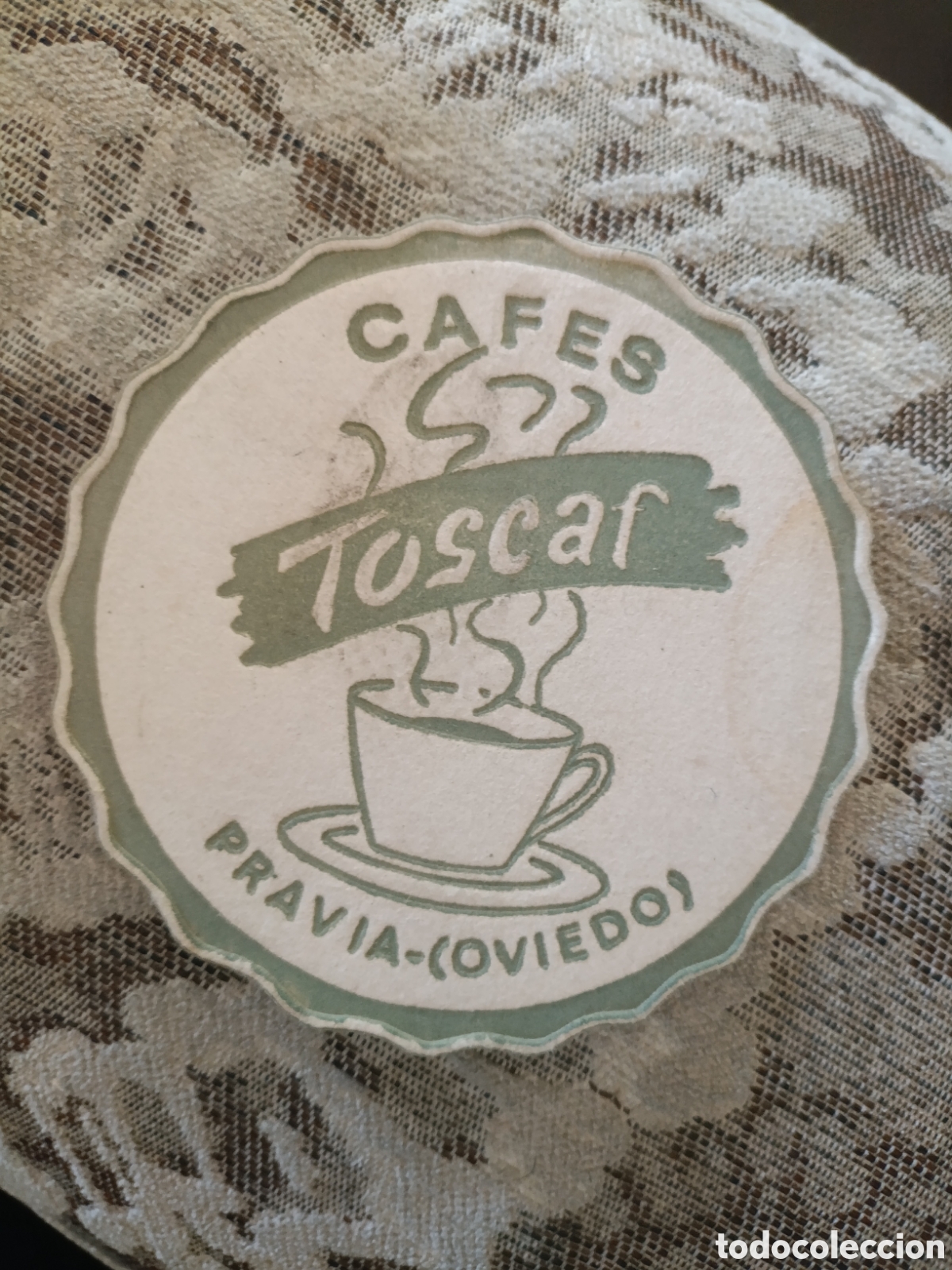 Otros art&iacute;culos de coleccionismo en papel: CAFES TOSCAR PRAVIA ( OVIEDO) [ POSAVASOS A&Ntilde;OS 50-60 ]