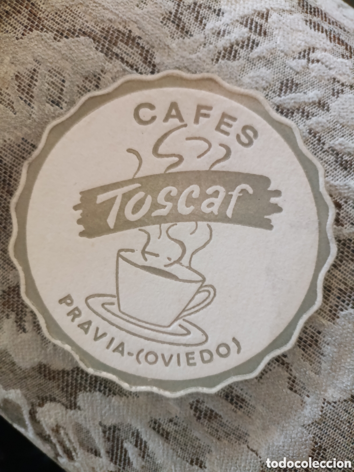 Otros art&iacute;culos de coleccionismo en papel: CAFES TOSCAR PRAVIA ( OVIEDO) [ POSAVASOS A&Ntilde;OS 50-60 ]