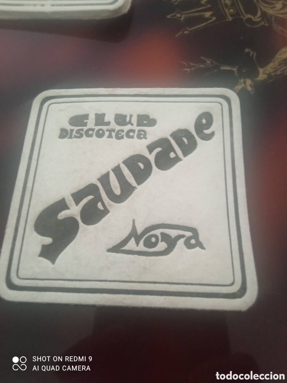 Otros art&iacute;culos de coleccionismo en papel: Club discoteca saudade noya ( posavaso a&ntilde;os 50 60s)