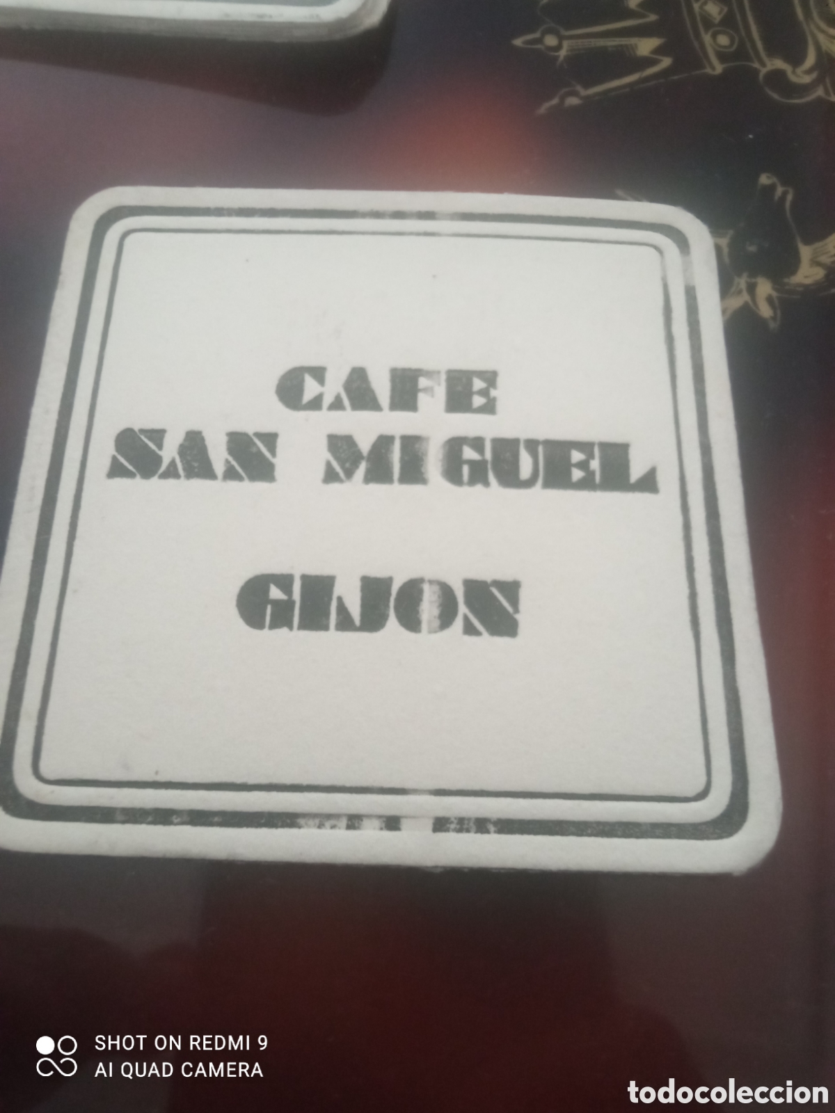 Otros art&iacute;culos de coleccionismo en papel: Caf&eacute; San Miguel Guij&oacute;n ( posavaso a&ntilde;os 50 60s)