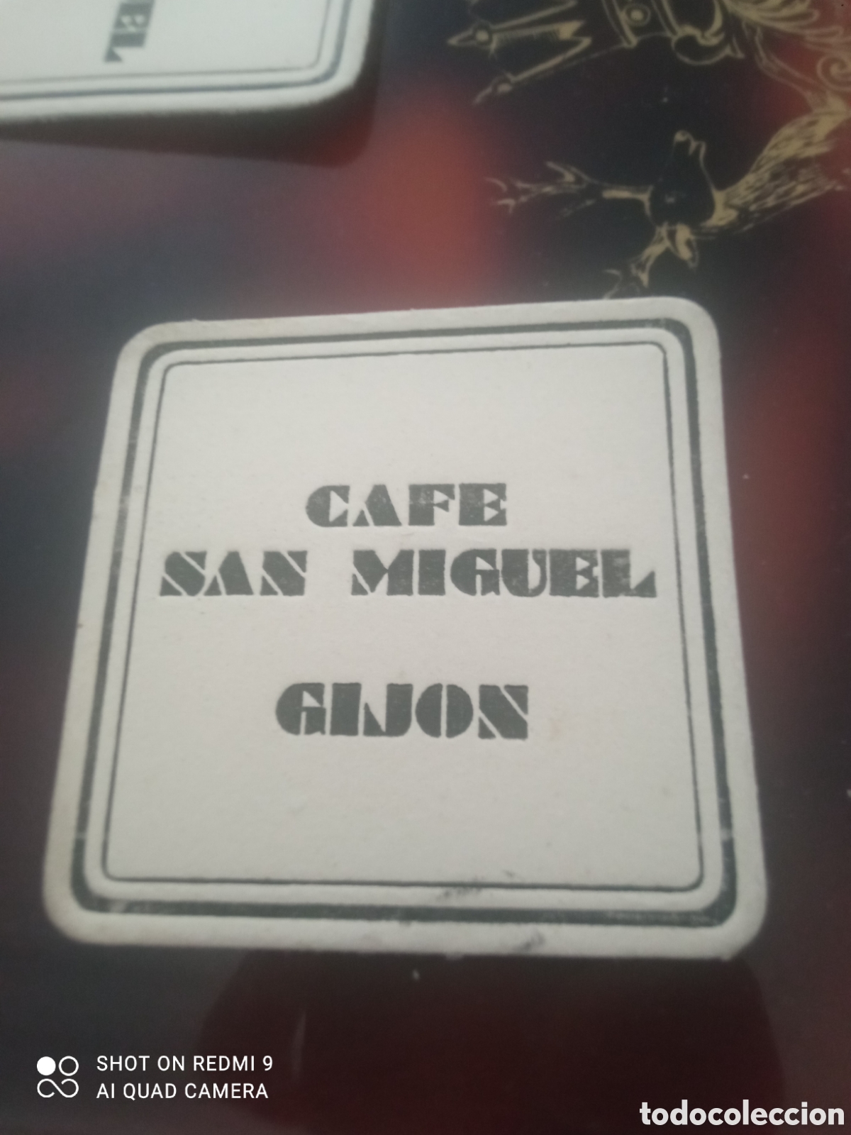 Otros art&iacute;culos de coleccionismo en papel: Caf&eacute; San Miguel Guij&oacute;n ( posavaso a&ntilde;os 50 60s)