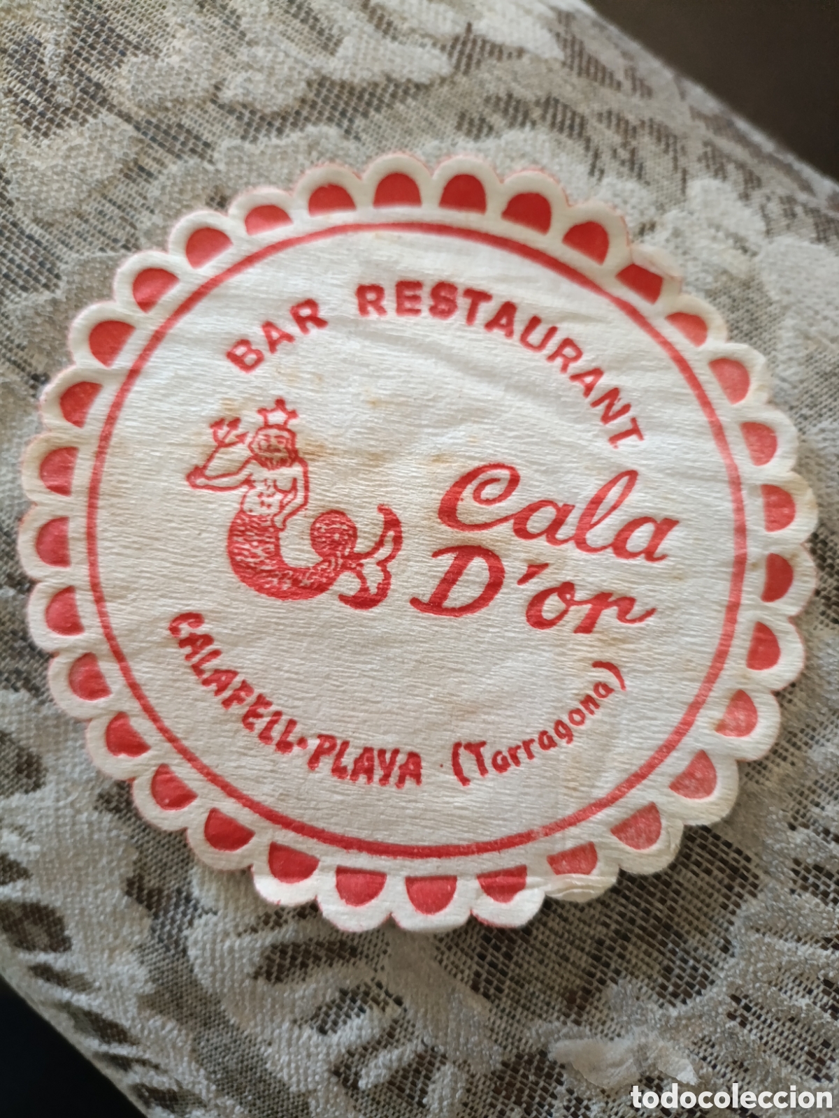 Otros art&iacute;culos de coleccionismo en papel: BAR RESTAURANTE CALA D'OR CALAFELL PLAYA TARRAGONA [ POSAVASOS A&Ntilde;OS 50-60 ]