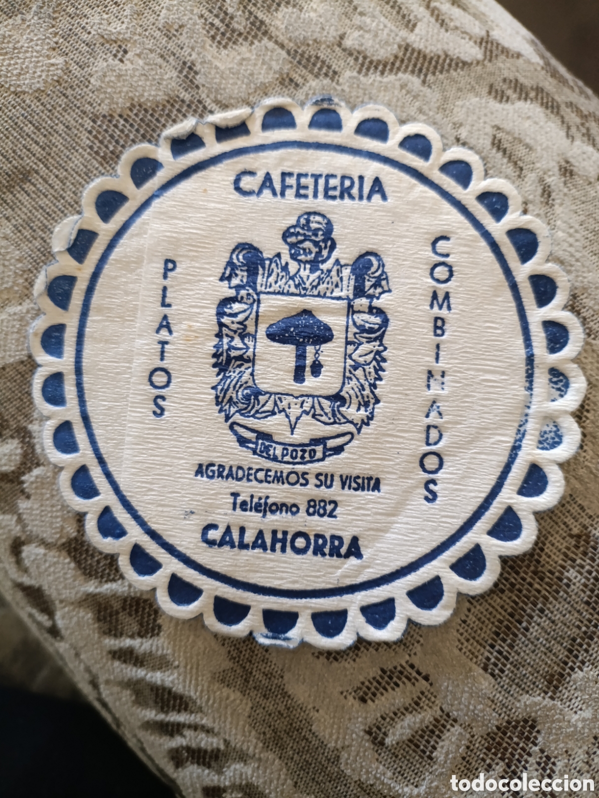 Otros art&iacute;culos de coleccionismo en papel: CAFETER&Iacute;A CALAHORRA PLATOS COMBINADOS [ POSAVASOS A&Ntilde;OS 50-60 ]