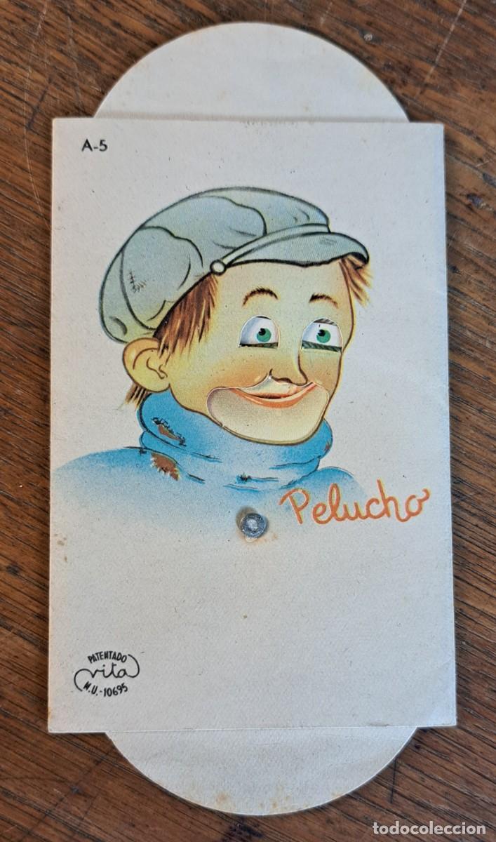 Otros art&iacute;culos de coleccionismo en papel: Pelucho &ndash; tarjeta animada de cart&oacute;n con movimiento &ndash; a&ntilde;os 50
