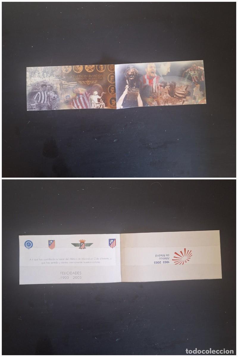 Otros art&iacute;culos de coleccionismo en papel: Atl&eacute;tico de Madrid - Objetos de colecci&oacute;n. - Foto 6