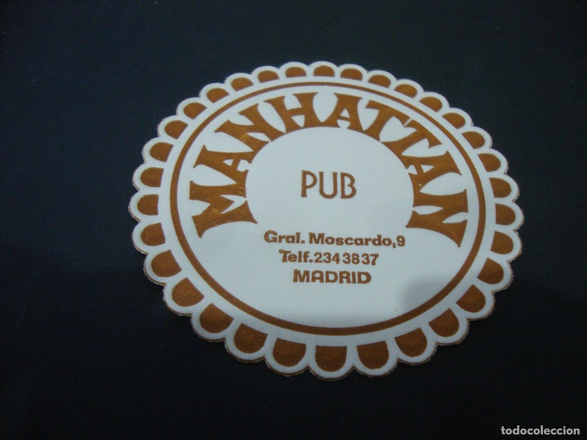 Otros art&iacute;culos de coleccionismo en papel: POSAVASOS MANHATTAN PUB MADRID