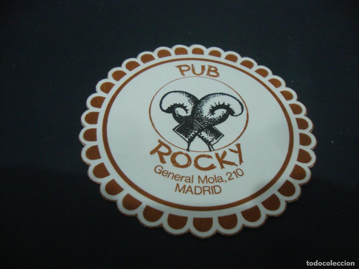 Otros art&iacute;culos de coleccionismo en papel: POSAVASOS PUB ROCKY MADRID