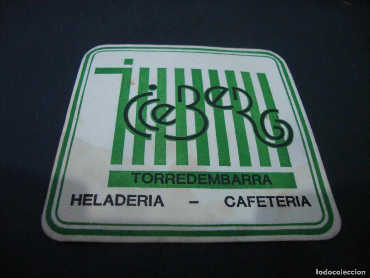 Otros art&iacute;culos de coleccionismo en papel: POSAVASOS HELADERIA CAFETERIA ICEBERG TORREDEMBARRA