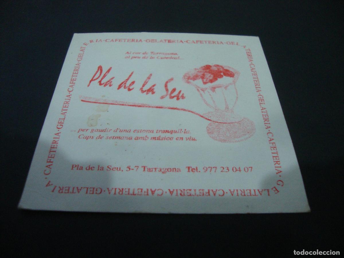 Otros art&iacute;culos de coleccionismo en papel: POSAVASOS GELATERIA PLA DE LA SEU TARRAGONA