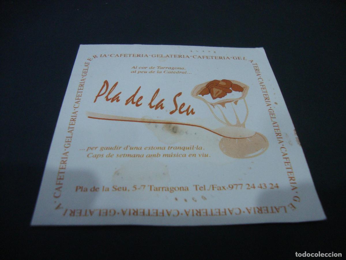 Otros art&iacute;culos de coleccionismo en papel: POSAVASOS GELATERIA PLA DE LA SEU TARRAGONA