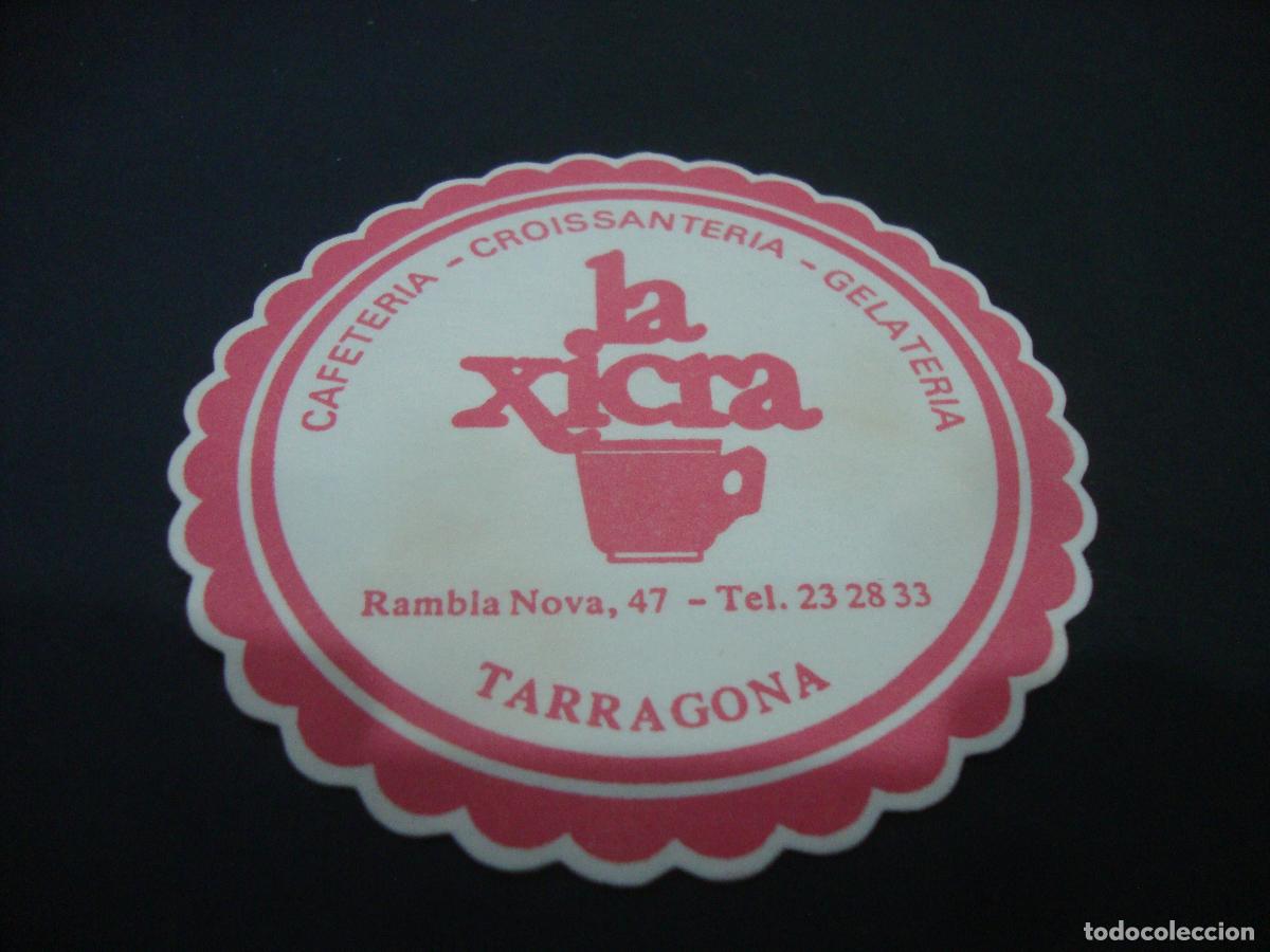 Otros art&iacute;culos de coleccionismo en papel: POSAVASOS CAFETERIA GELATERIA LA XICRA TARRAGONA