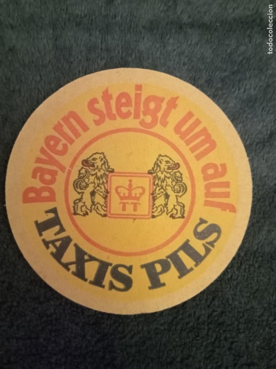 Otros art&iacute;culos de coleccionismo en papel: Posavaso cerveza Taxis pils Alemania
