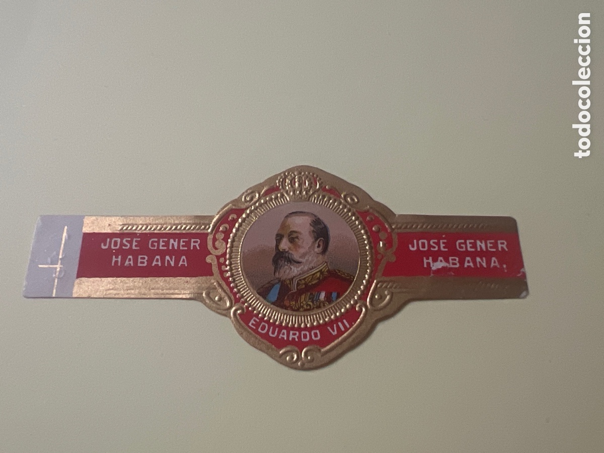 Otros art&iacute;culos de coleccionismo en papel: HV3. VITOLA - CIGAR BAND - BAGUE DE CIGARE - EDUARDO VII