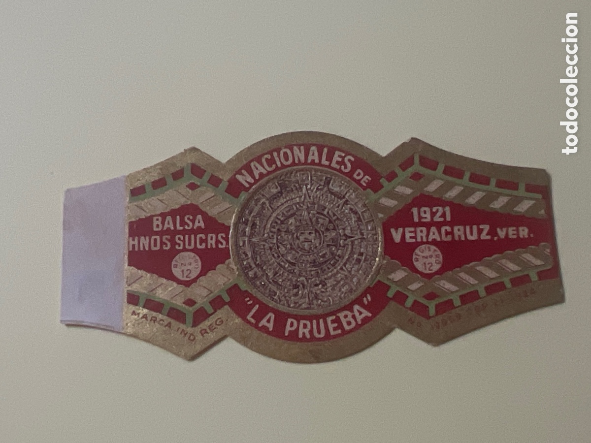 Otros art&iacute;culos de coleccionismo en papel: HV5. VITOLA - CIGAR BAND - BAGUE DE CIGARE - LA PRUEBA