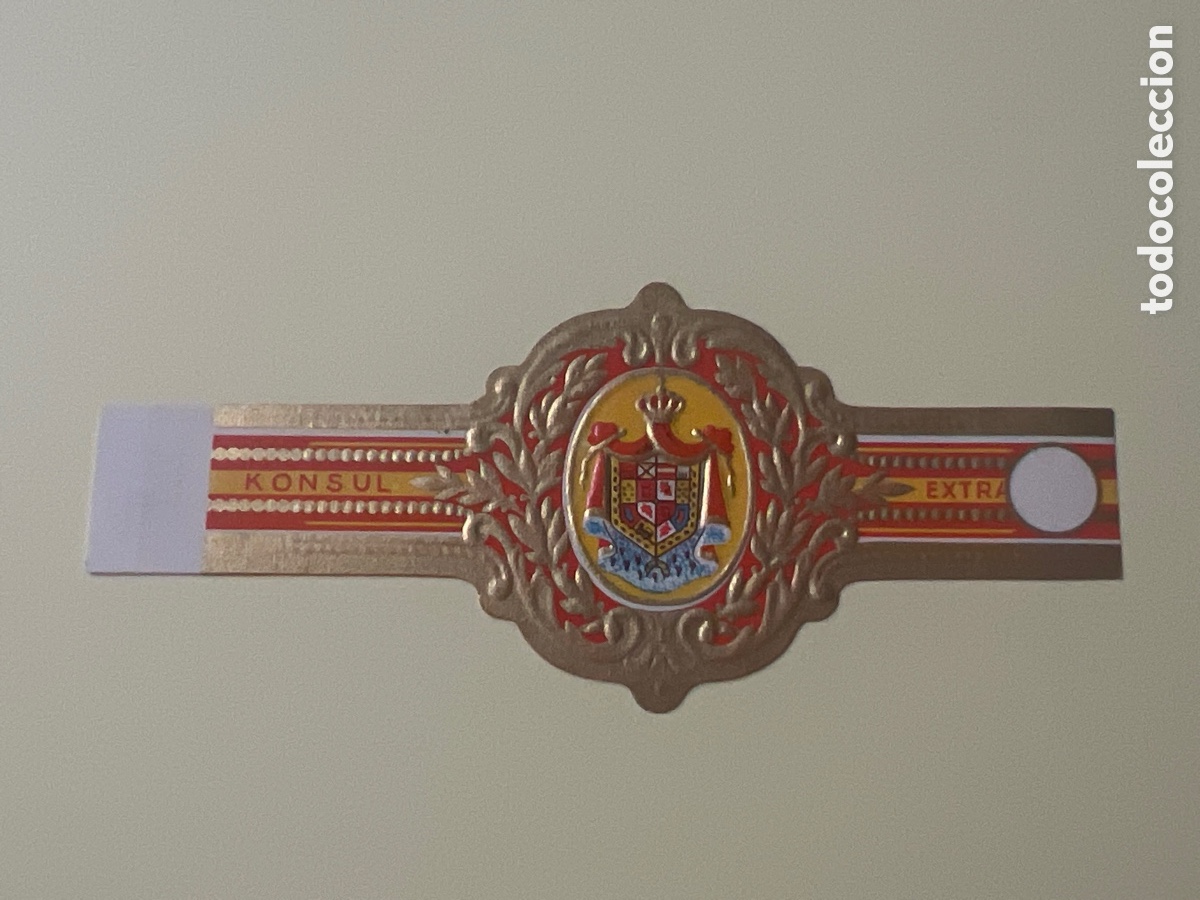 Otros art&iacute;culos de coleccionismo en papel: HV6. VITOLA - CIGAR BAND - BAGUE DE CIGARE - KONSUL EXTRA