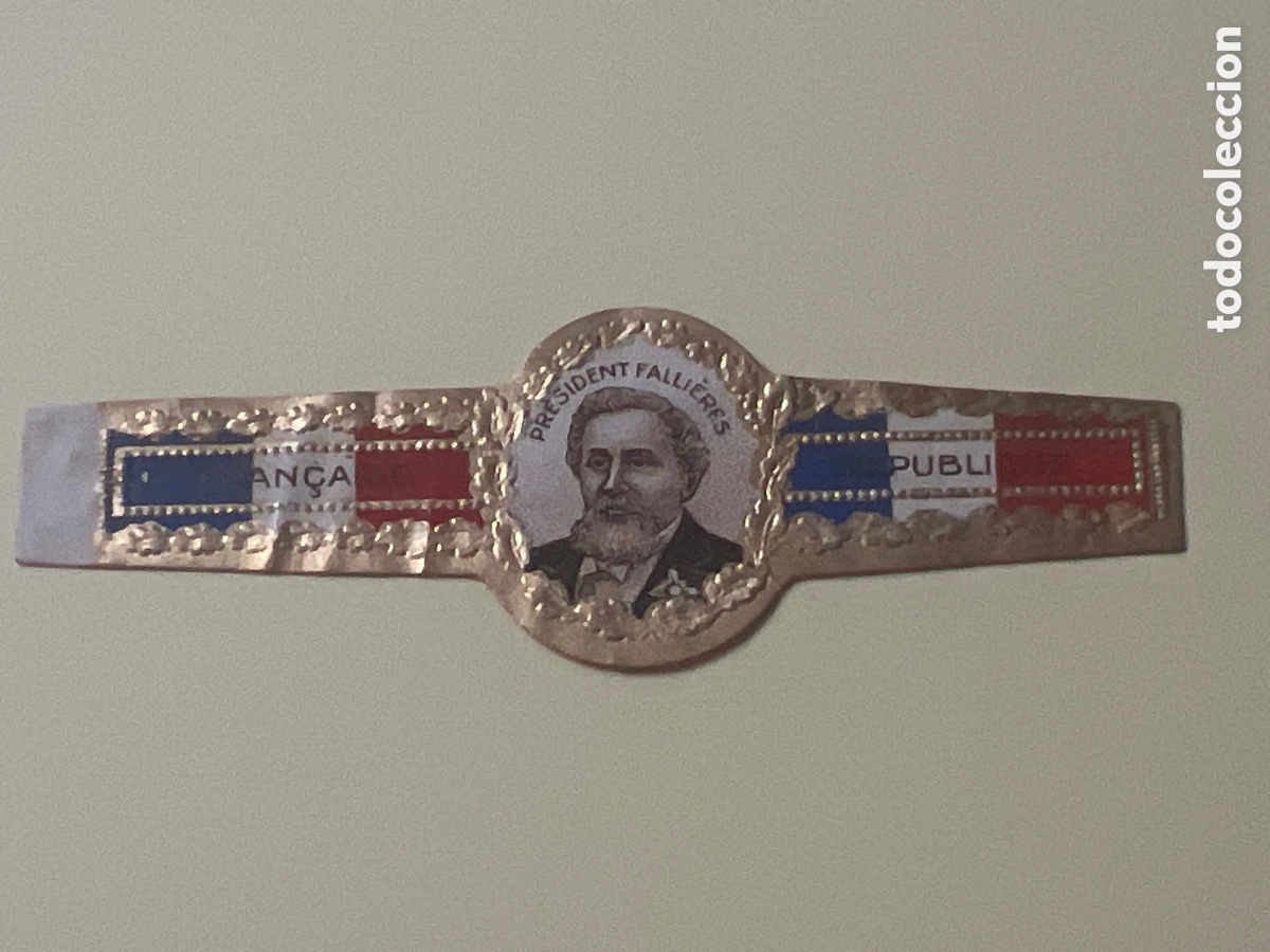 Otros art&iacute;culos de coleccionismo en papel: HV16.6. VITOLA - CIGAR BAND - BAGUE DE CIGARE - PRESIDENT FALLIERES
