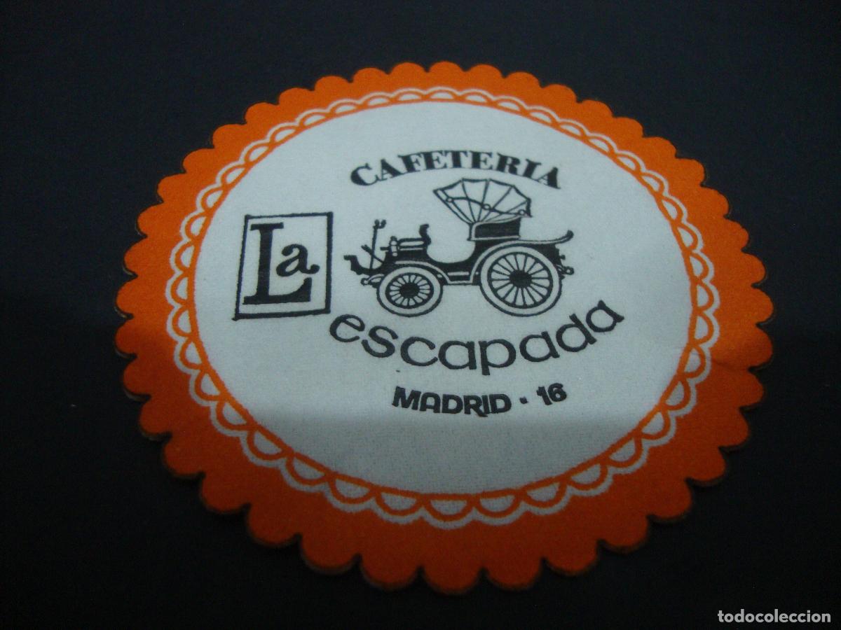 Otros art&iacute;culos de coleccionismo en papel: POSAVASOS CAFETERIA LA ESCAPADA MADRID