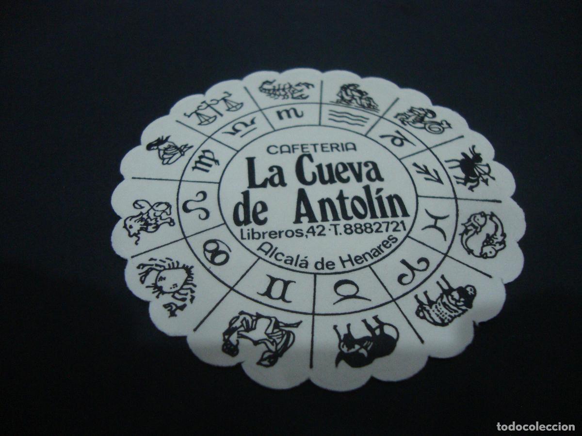 Otros art&iacute;culos de coleccionismo en papel: POSAVASOS CAFETERIA LA CUEVA DE ANTOLIN ALCALA DE HENARES