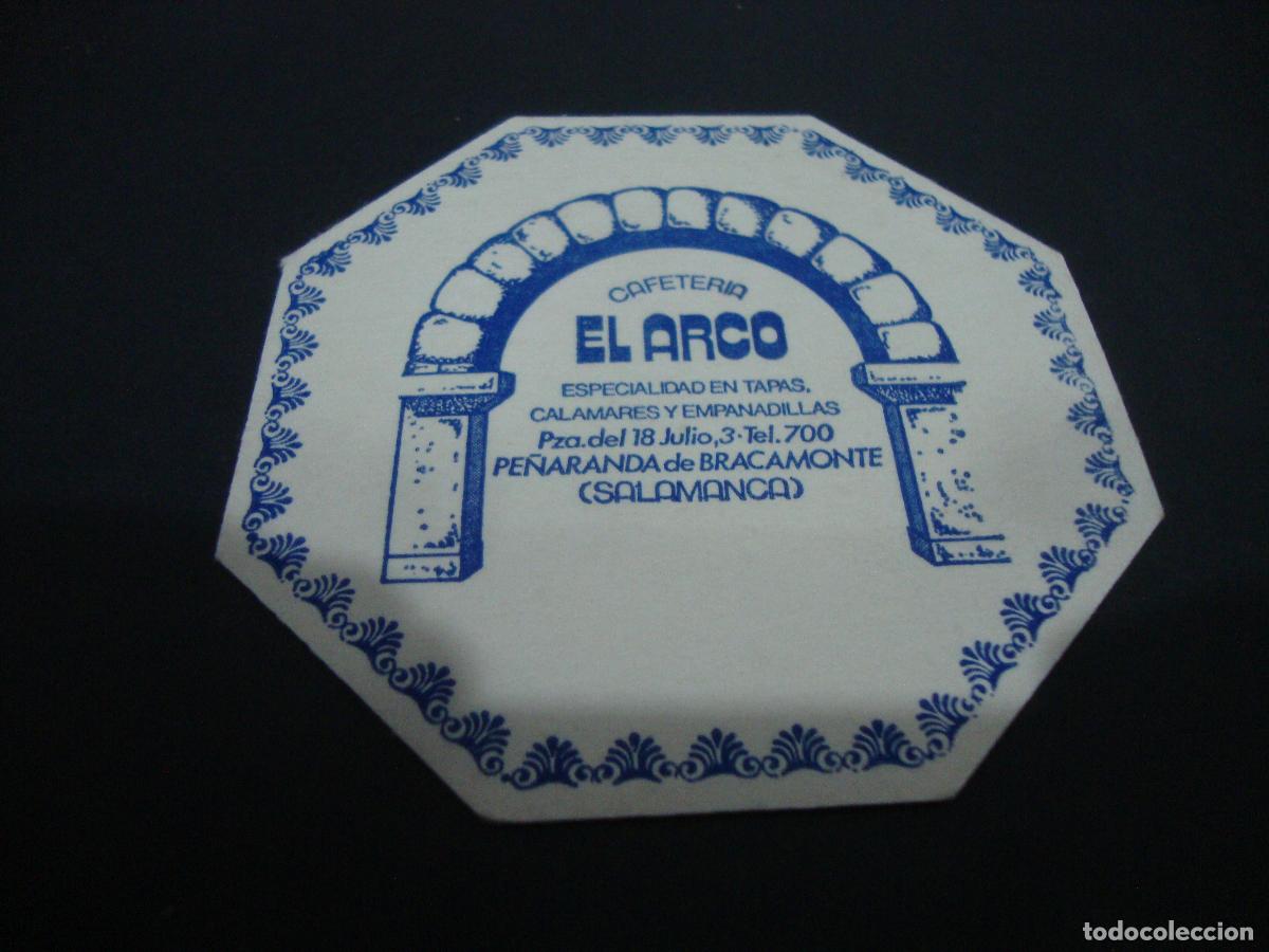 Otros art&iacute;culos de coleccionismo en papel: POSAVASOS CAFETERIA EL ARCO PE&Ntilde;ARANDA DE BRACAMONTE SALAMANCA