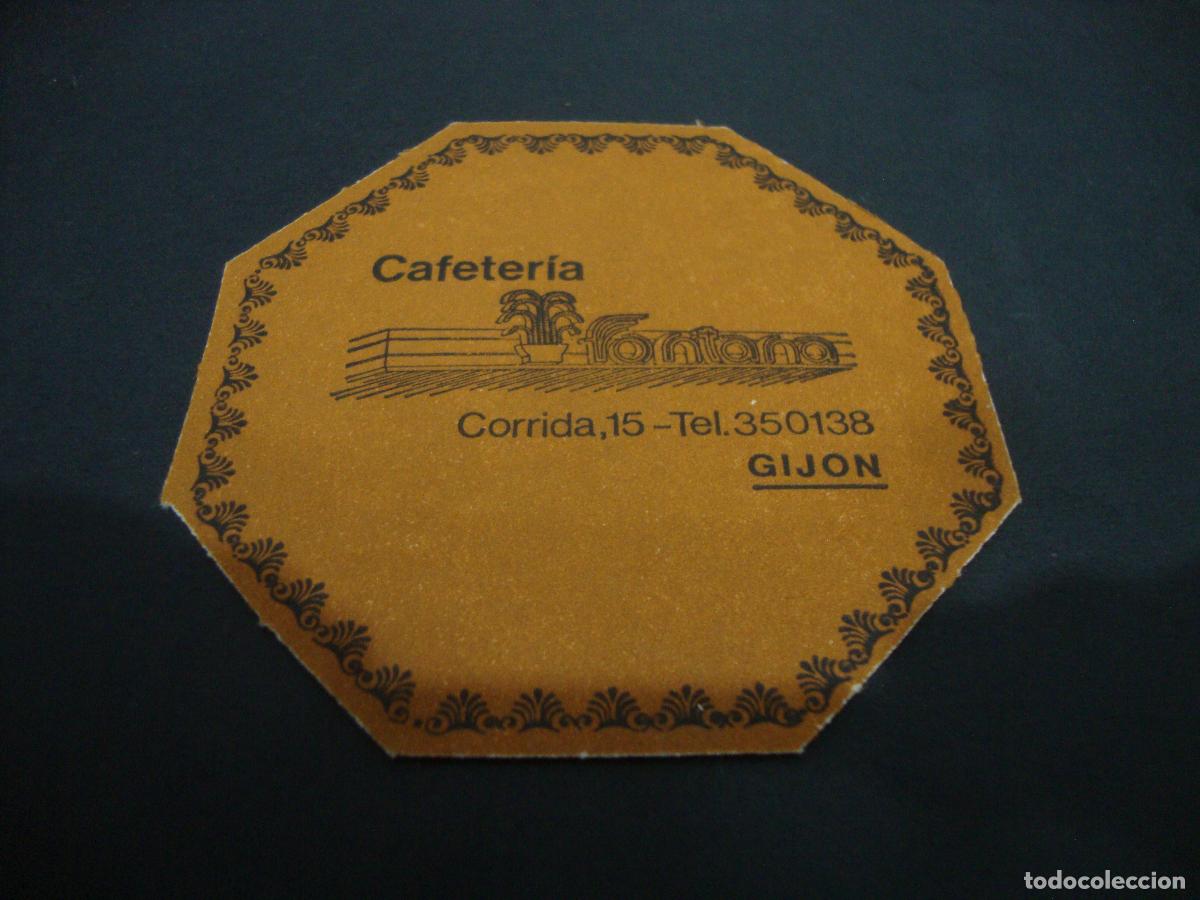 Otros art&iacute;culos de coleccionismo en papel: POSAVASOS CAFETERIA FONTANA GIJON