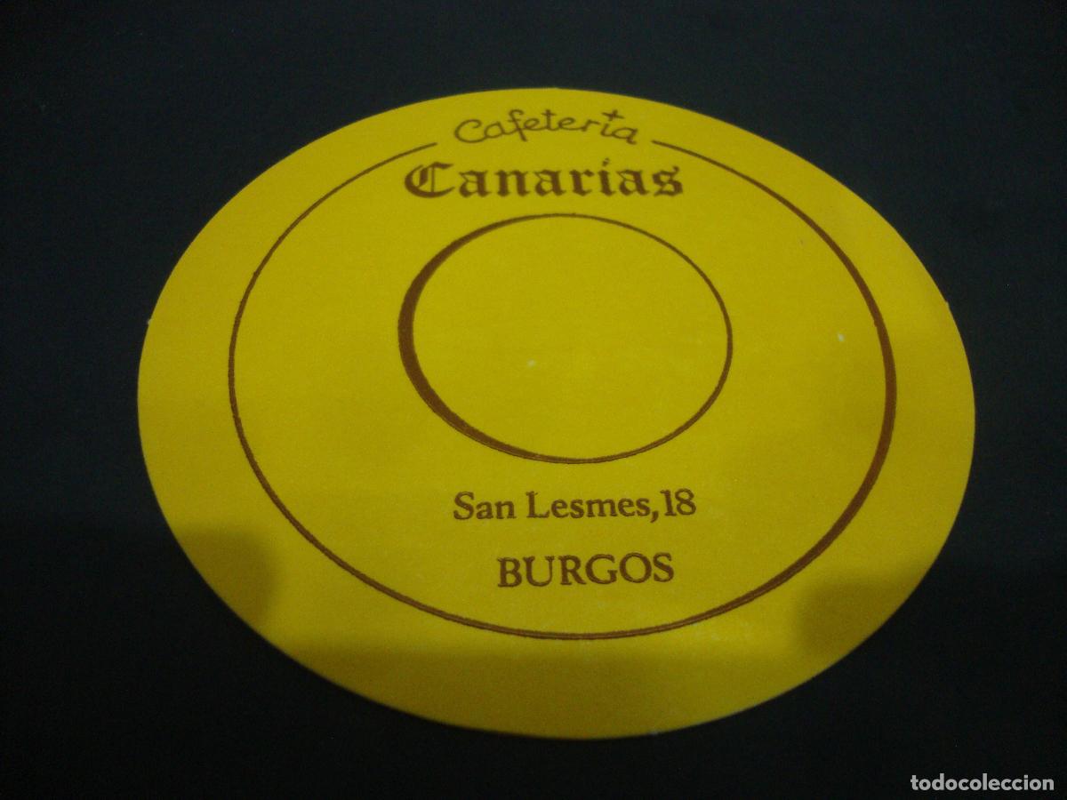 Otros art&iacute;culos de coleccionismo en papel: POSAVASOS CAFETERIA CANARIAS BURGOS