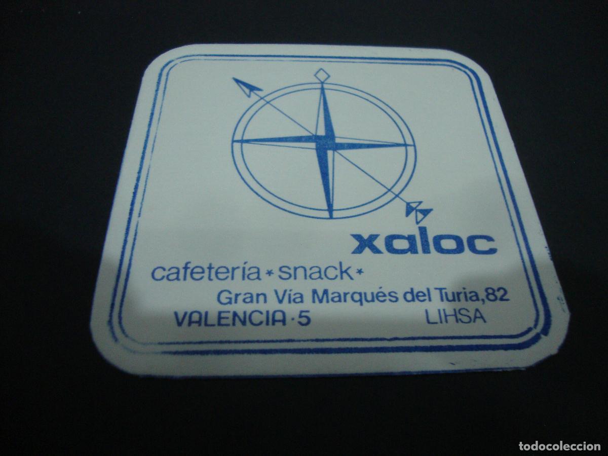 Otros art&iacute;culos de coleccionismo en papel: POSAVASOS CAFETERIA XALOC VALENCIA