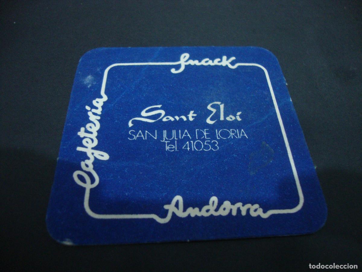 Otros art&iacute;culos de coleccionismo en papel: POSAVASOS CAFETERIA SANT ELOI SAN JULIA DE LORIA ANDORRA