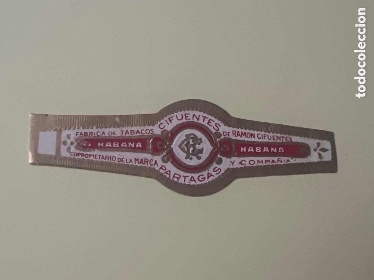 Otros art&iacute;culos de coleccionismo en papel: HV16.29. VITOLA - CIGAR BAND - BAGUE DE CIGARE - CIFUENTES PARTAGAS