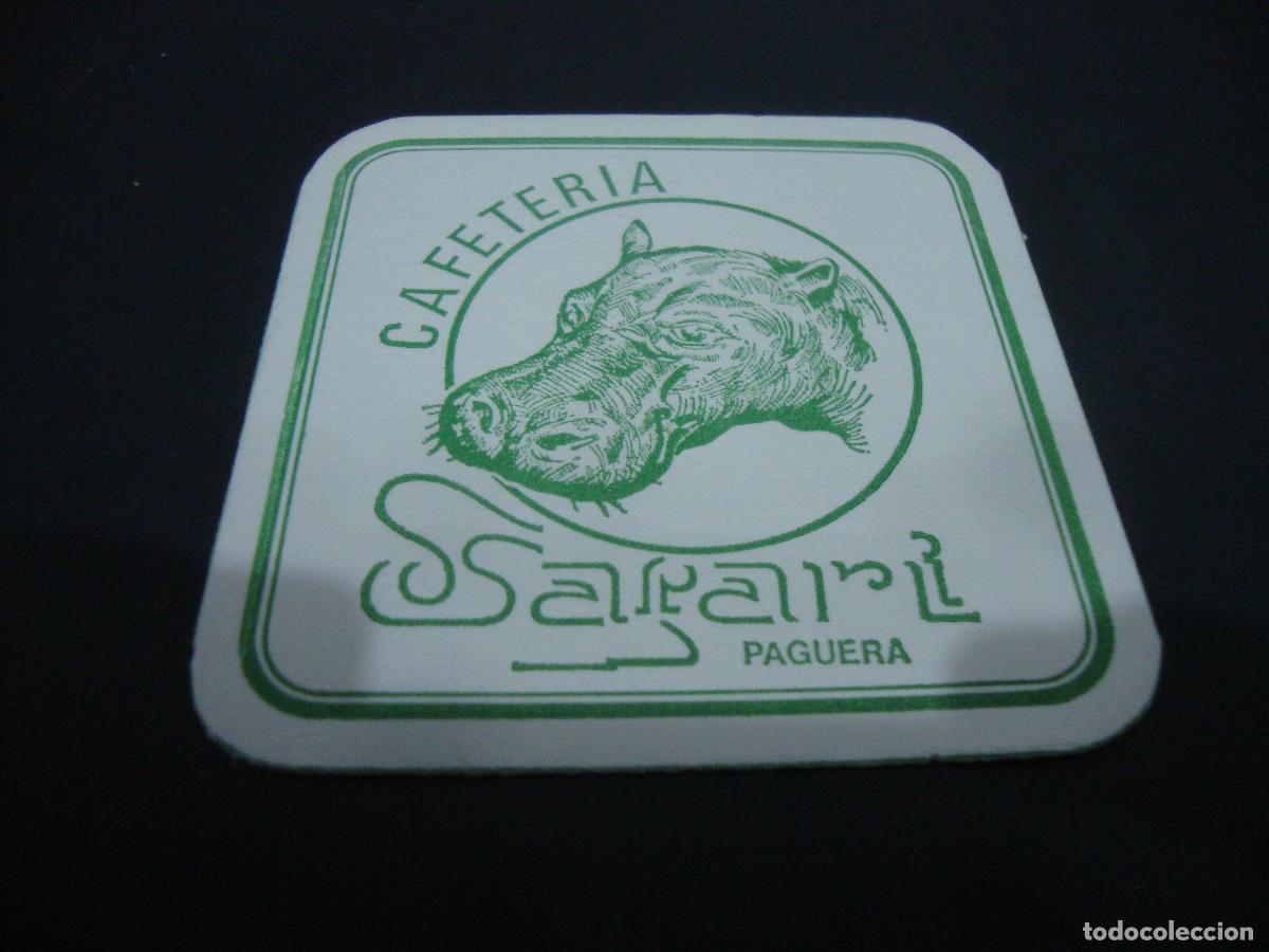 Otros art&iacute;culos de coleccionismo en papel: POSAVASOS CAFETERIA SAFARI PAGUERA